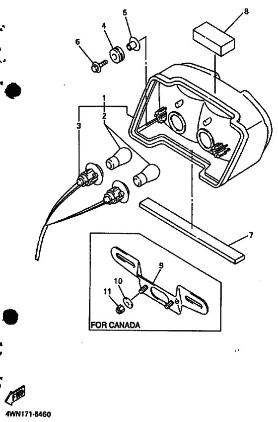 Taillight unit ass`y