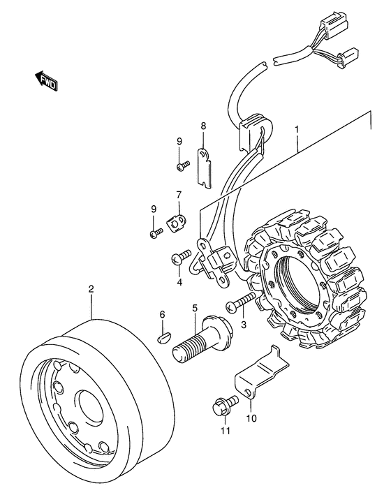 VS800 Зажигание