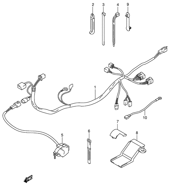 DR-Z400 Жгут проводов