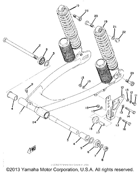 Rear arm - rear cushion