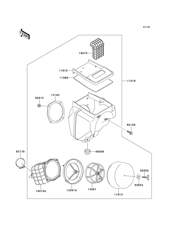  Воздушный фильтр