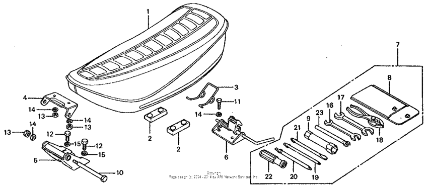 Seat + tool