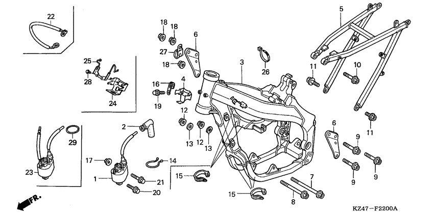 Frame body/ ignition coil