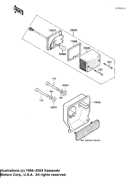 Taillight unit ass`y