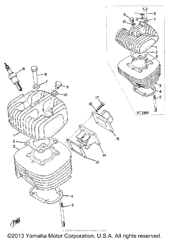 Cylinder head - cylinder