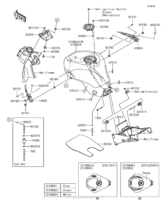 ZX636 Fuel Tank(1 / 2)