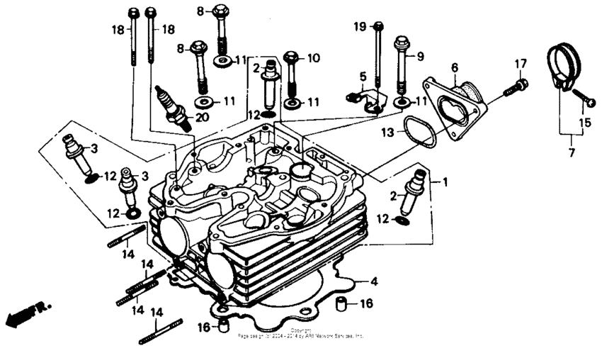 Cylinder head 86-91