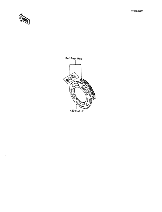 KX100 Optional parts(sprocket-hub)
