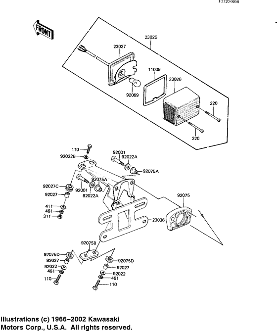 Taillight unit ass`y