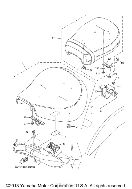 XV17AWXCW Сиденье