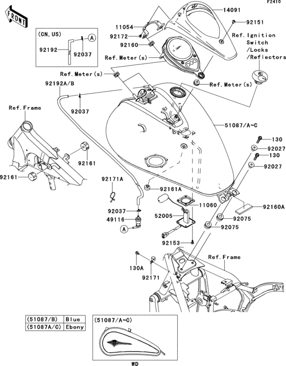 VN900 Fuel tank(1 / 3)(dbf)