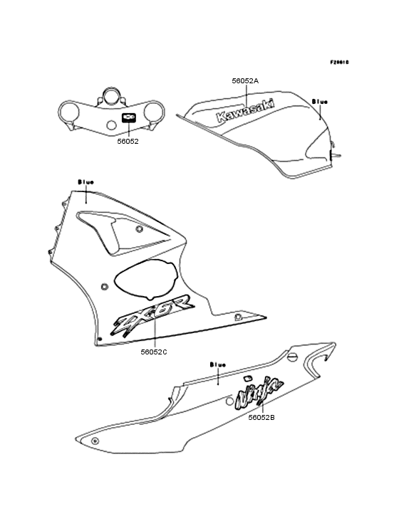 ZX600 Наклейки