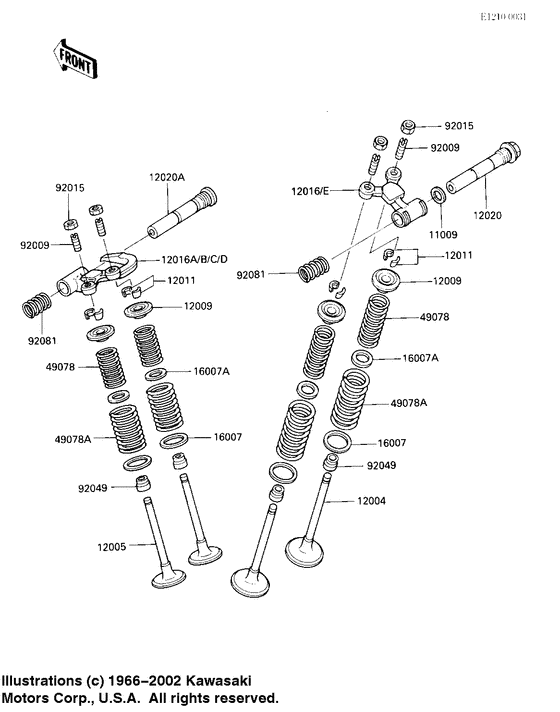 Rocker arms/valves