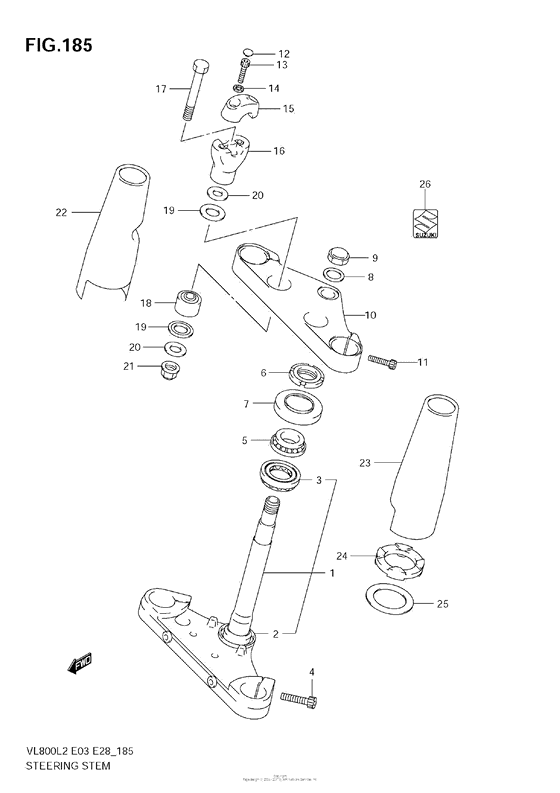 Steering Stem (Vl800C  E03)