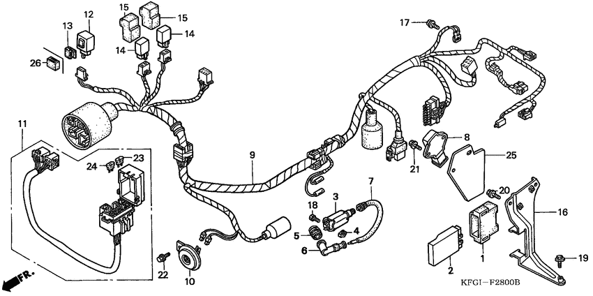 Harness wire