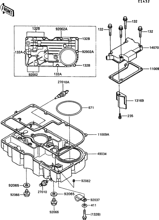 Breather body/oil pan
