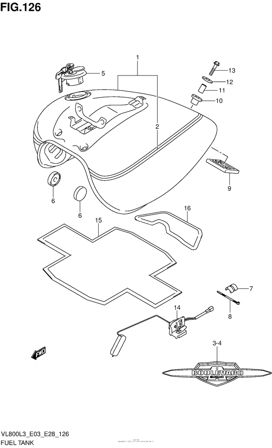 Fuel Tank (Vl800Tl3 E28)