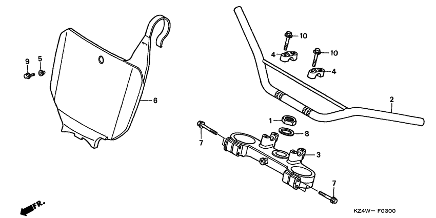 Handle pipe/top bridge