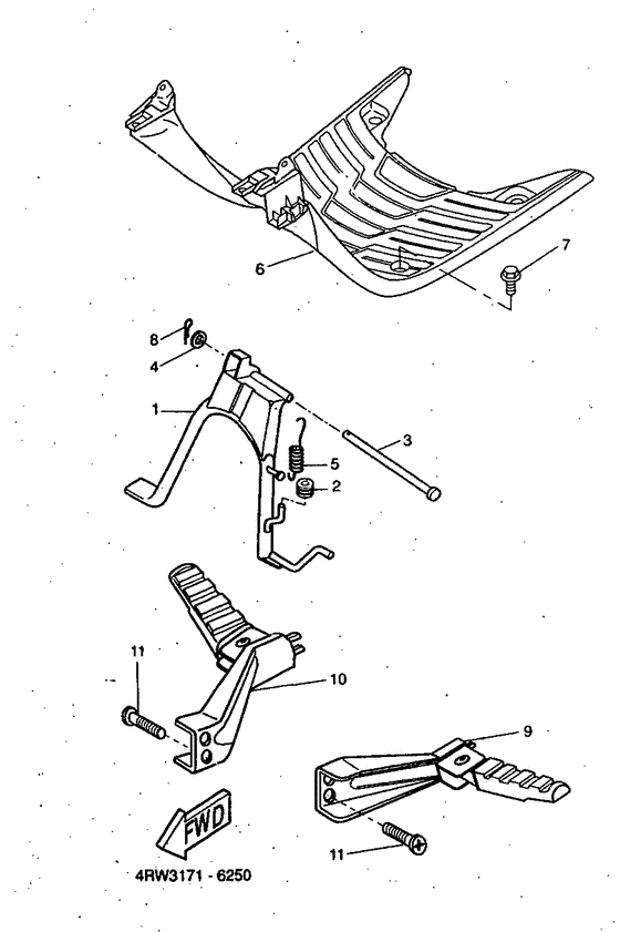 CW50 Soporte . apoyapie