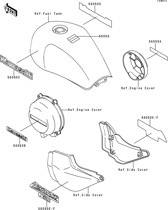 ZR750 Decal(zr750-c2)