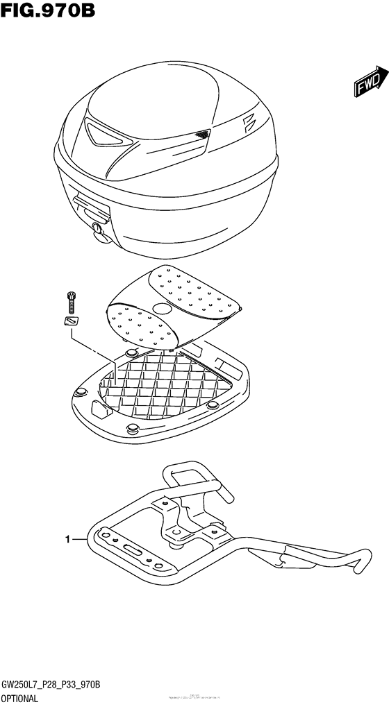 GW250 Optional (Rear Carrier) (Gw250L7 P28)