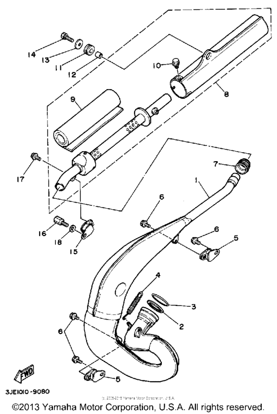  Выхлопная система