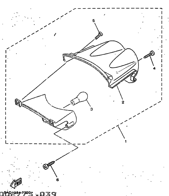 YN50 Taillight unit ass`y