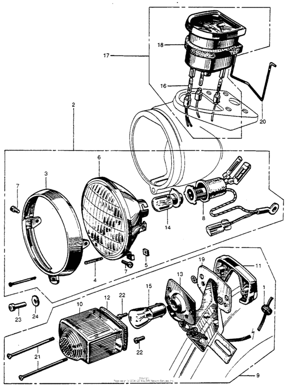 Headlight + taillight