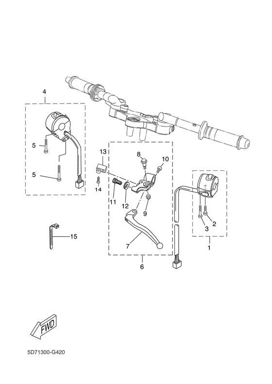Handle switch & lever