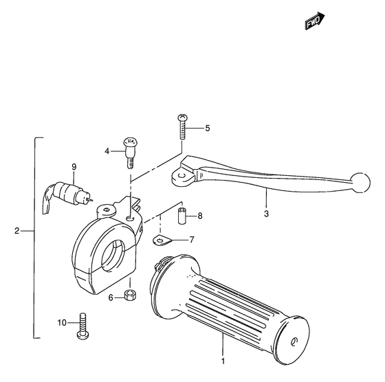 Right handle switch