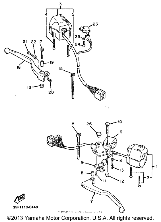 Handle switch-lever