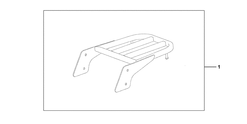 VT750CA Rear carrier