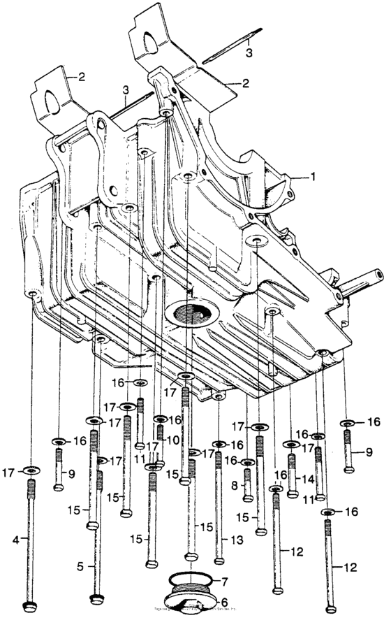 Lower crankcase