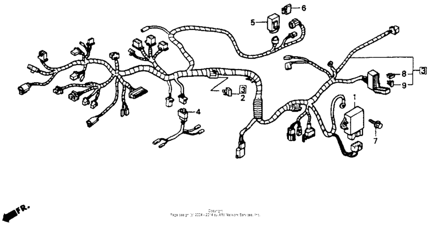 ST1100 Жгут проводов