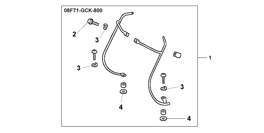 SRX90 Leg shield pipe