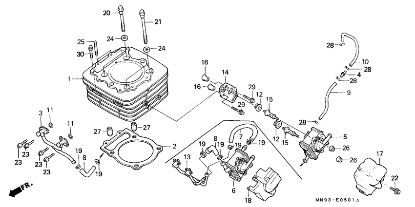 Cylinder/ air suction valve