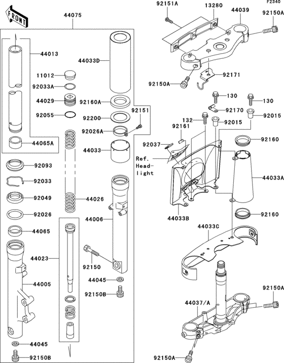 Front fork(1/2)