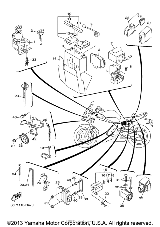 FZ6RYY Электрика