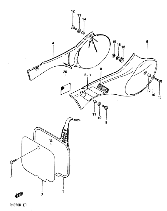 Frame cover model z