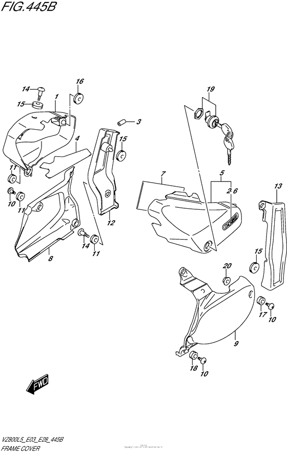 Frame Cover (Vz800L5 E28)
