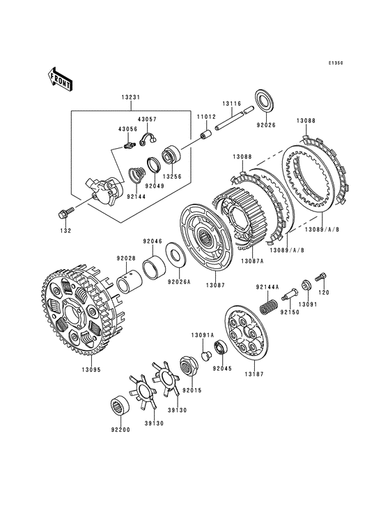 ZX750 Бендикс