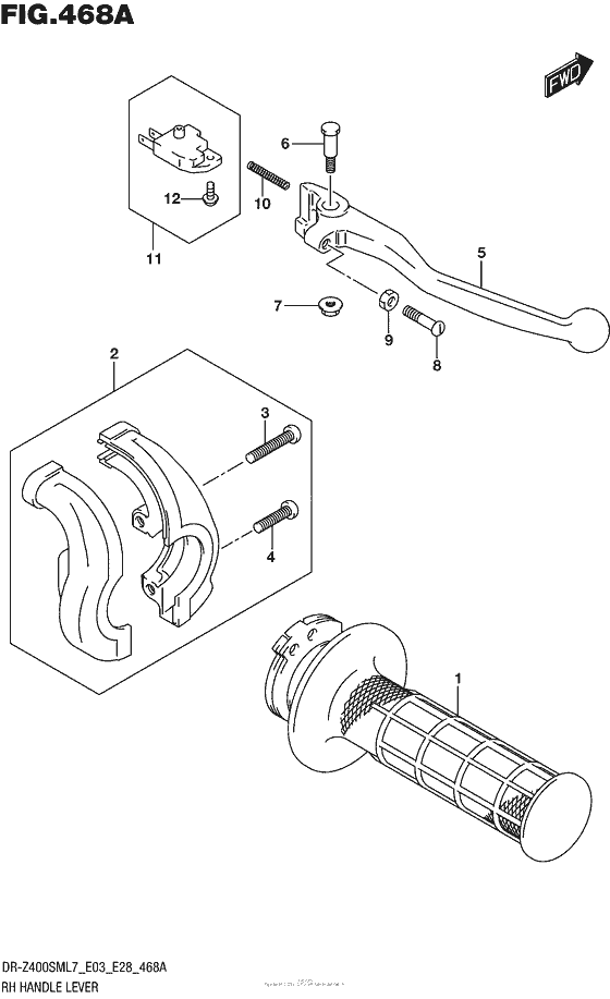 Rh Handle Lever