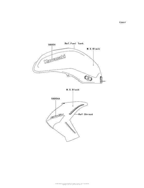 ER650 Decals (M.s.black)(Cbf)