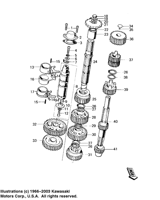 Transmission/change drum