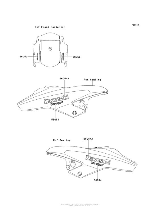 KLE650 Decals (Black)(Ca,us)