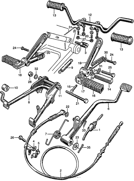 Cb160 stand + step