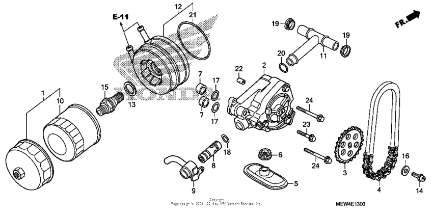 Oil filter + oil pump