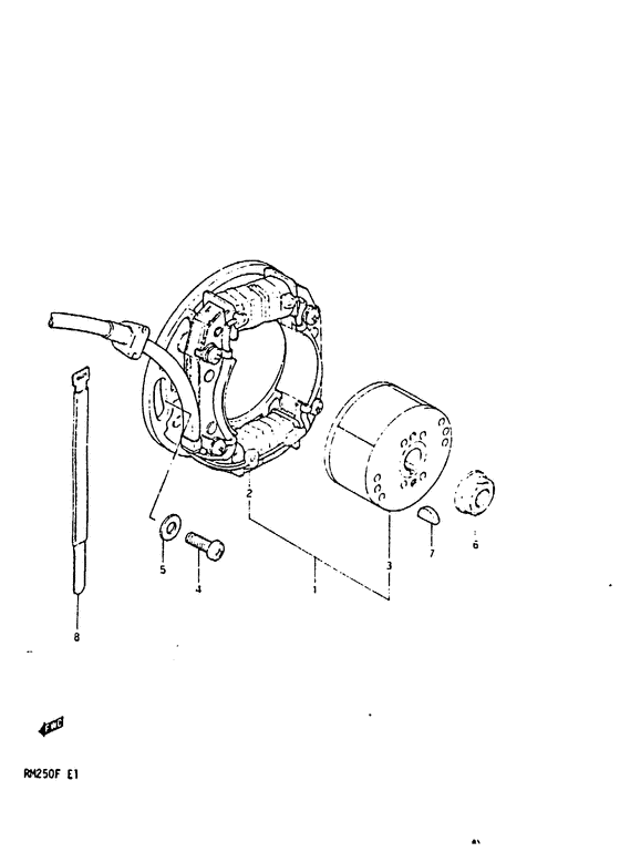 RM250 Зажигание