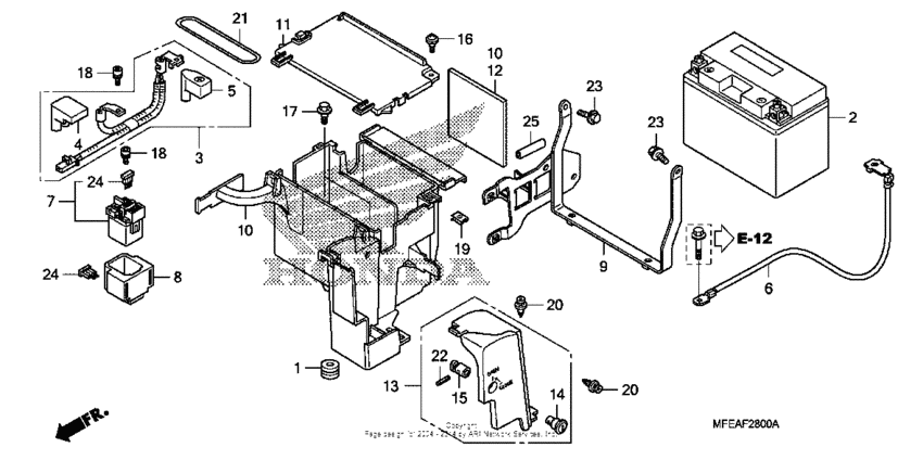 Battery (vt750c2f/c2b)