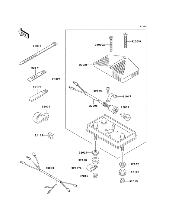 Taillight unit ass`y
